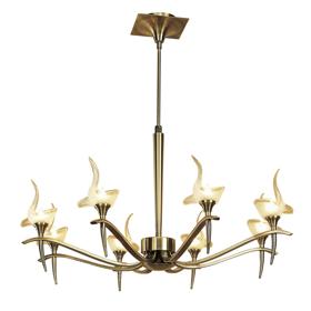 M0321AB  Viena AB Telescopic Pendant 8 Light